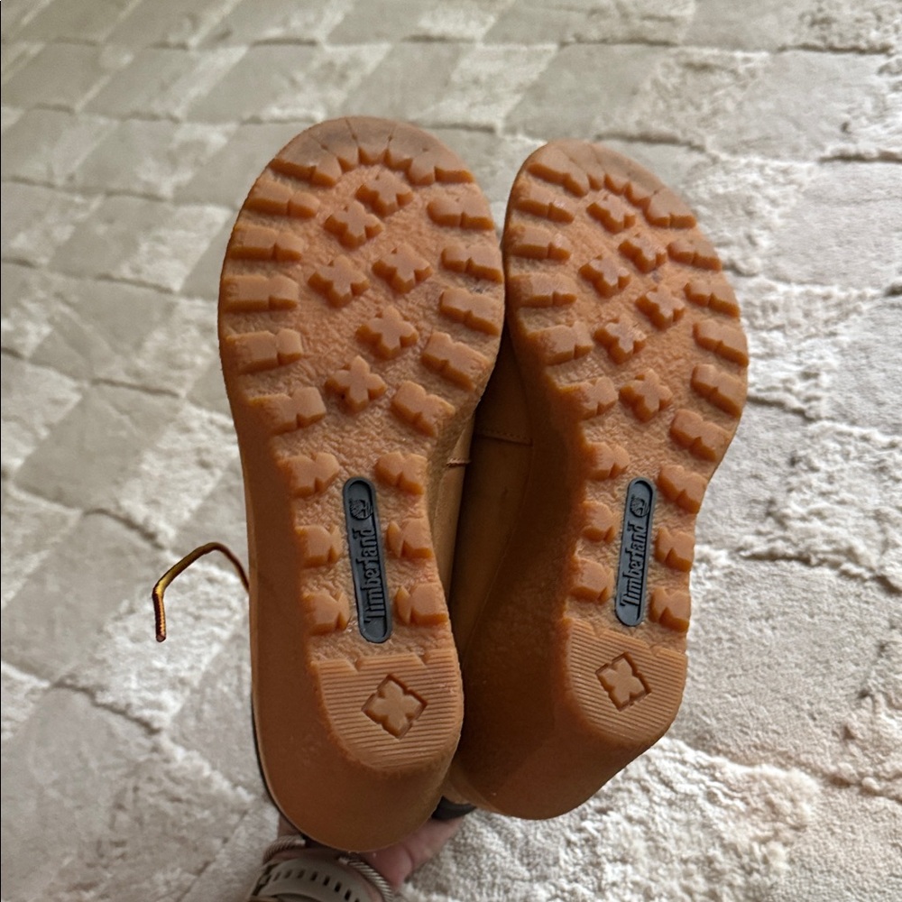 Timberland Women's Brown Lace-Up Wedge Boots - Picture 4 of 5